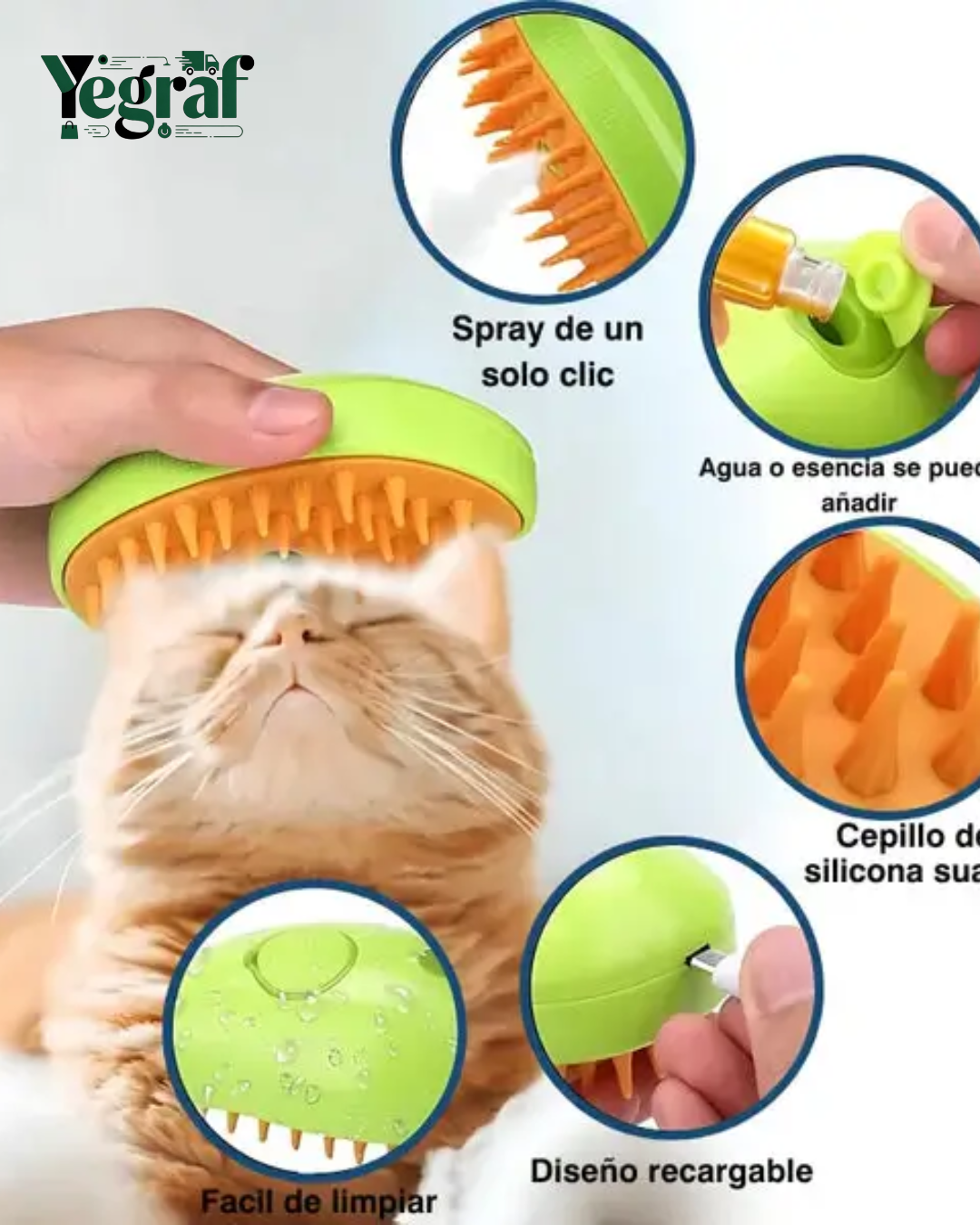 CEPILLO A VAPOR PARA TU MASCOTA